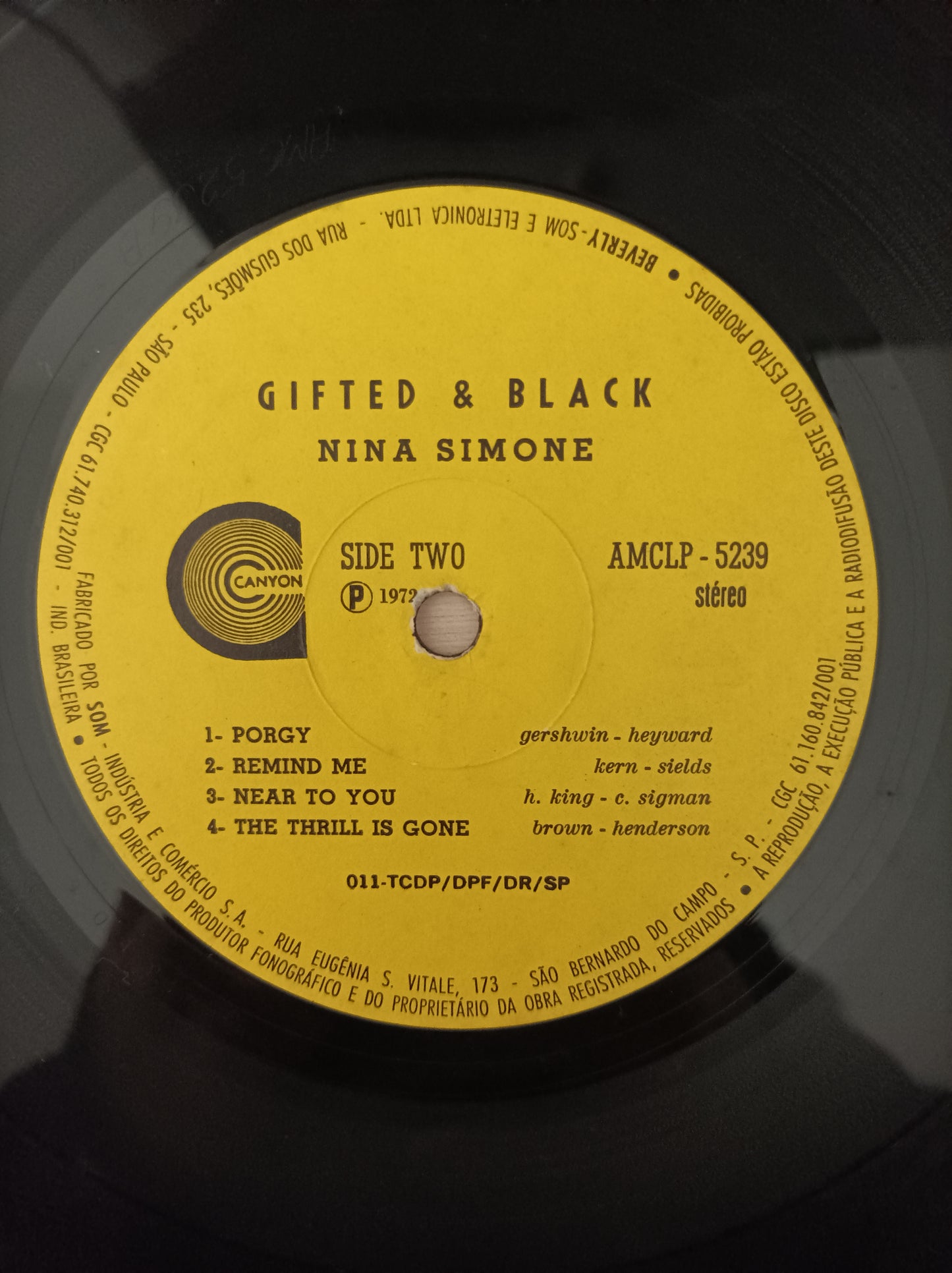 Lp Vinil Nina Simone Gifted & Black