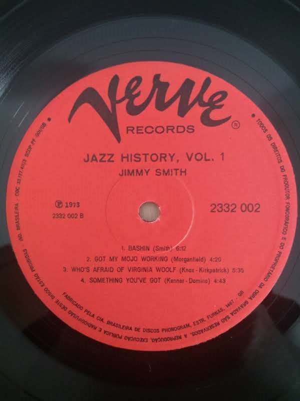 Lp Vinil Wes Montgomery Jimmy Smith Jazz History Vol 1 Duplo