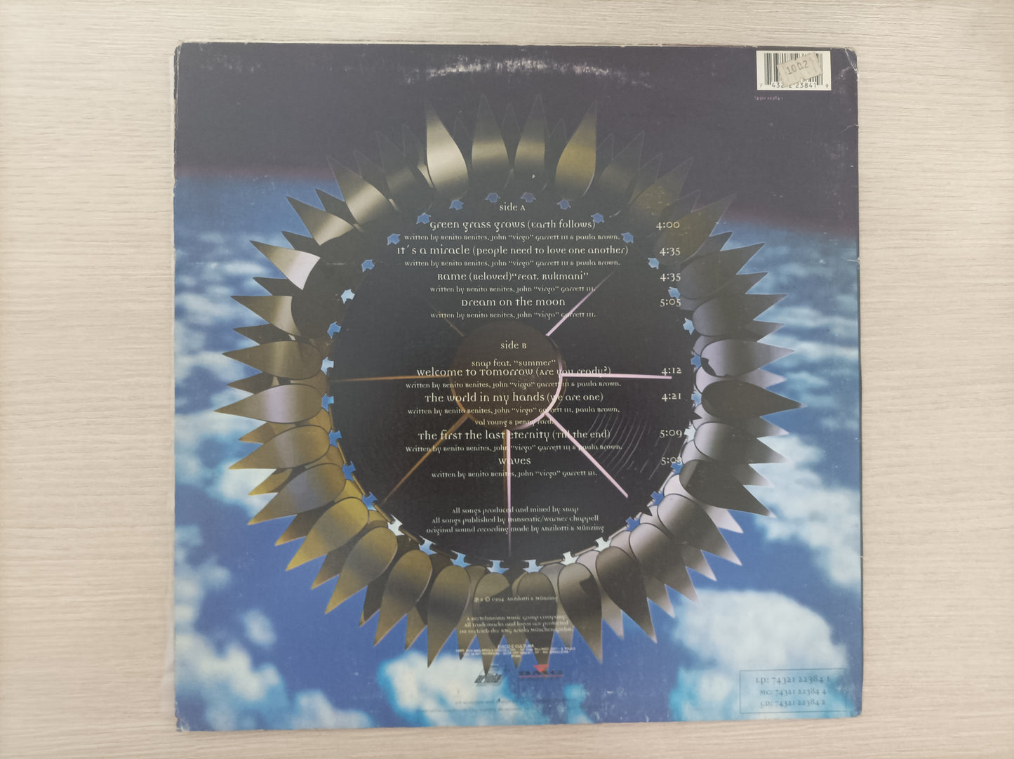 Lp Vinil SNAP! Welcome to Tomorrow Com encarte