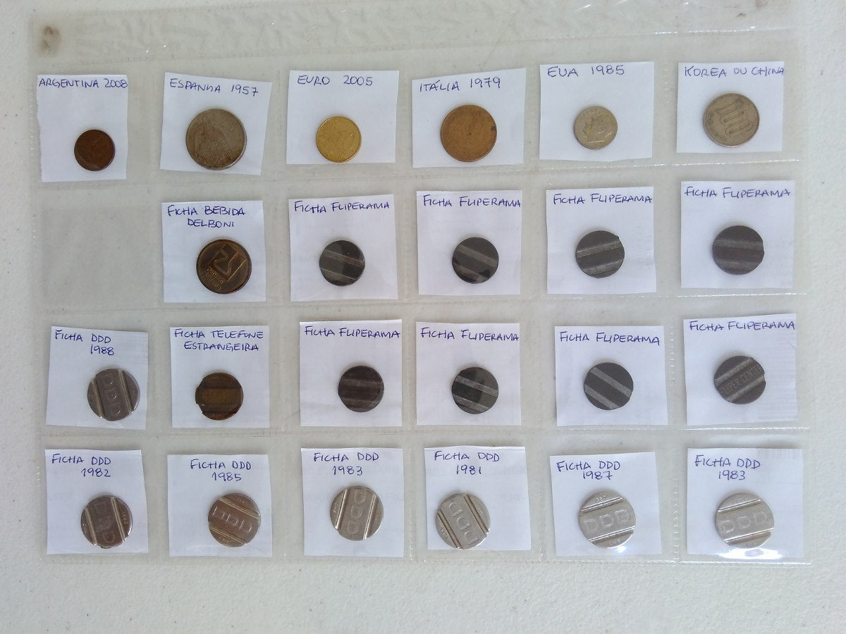 Coleção De Moedas Antigas