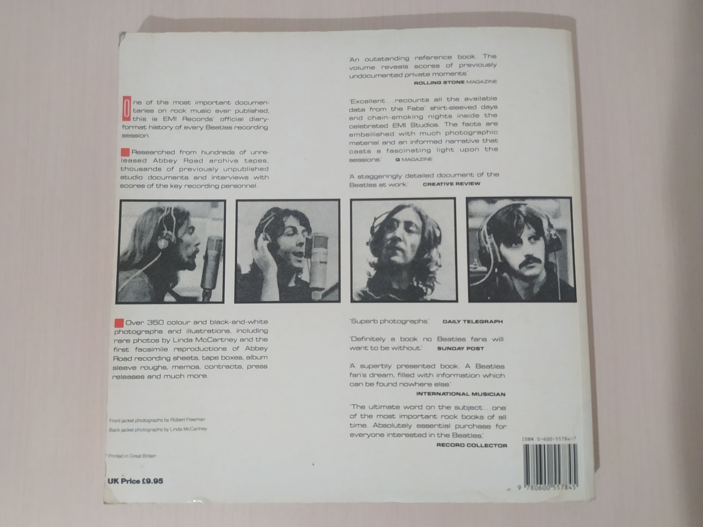 Livro The Complete Beatles Recording Sessions Mark Lewisohn