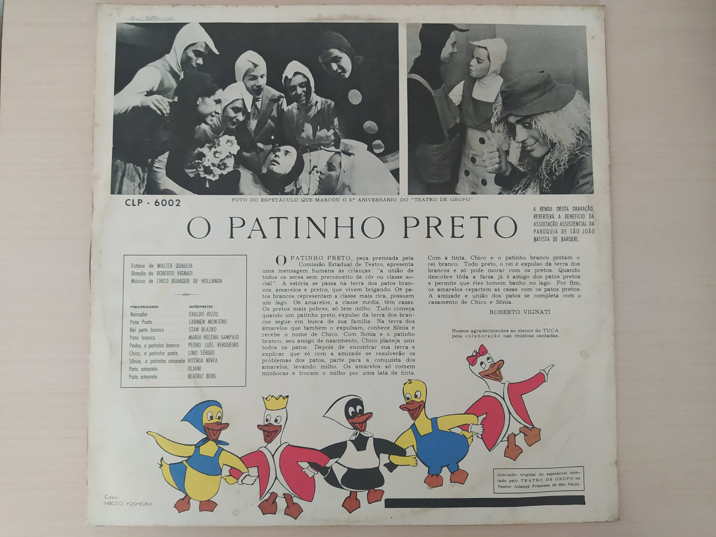 Lp Vinil O Patinho Preto