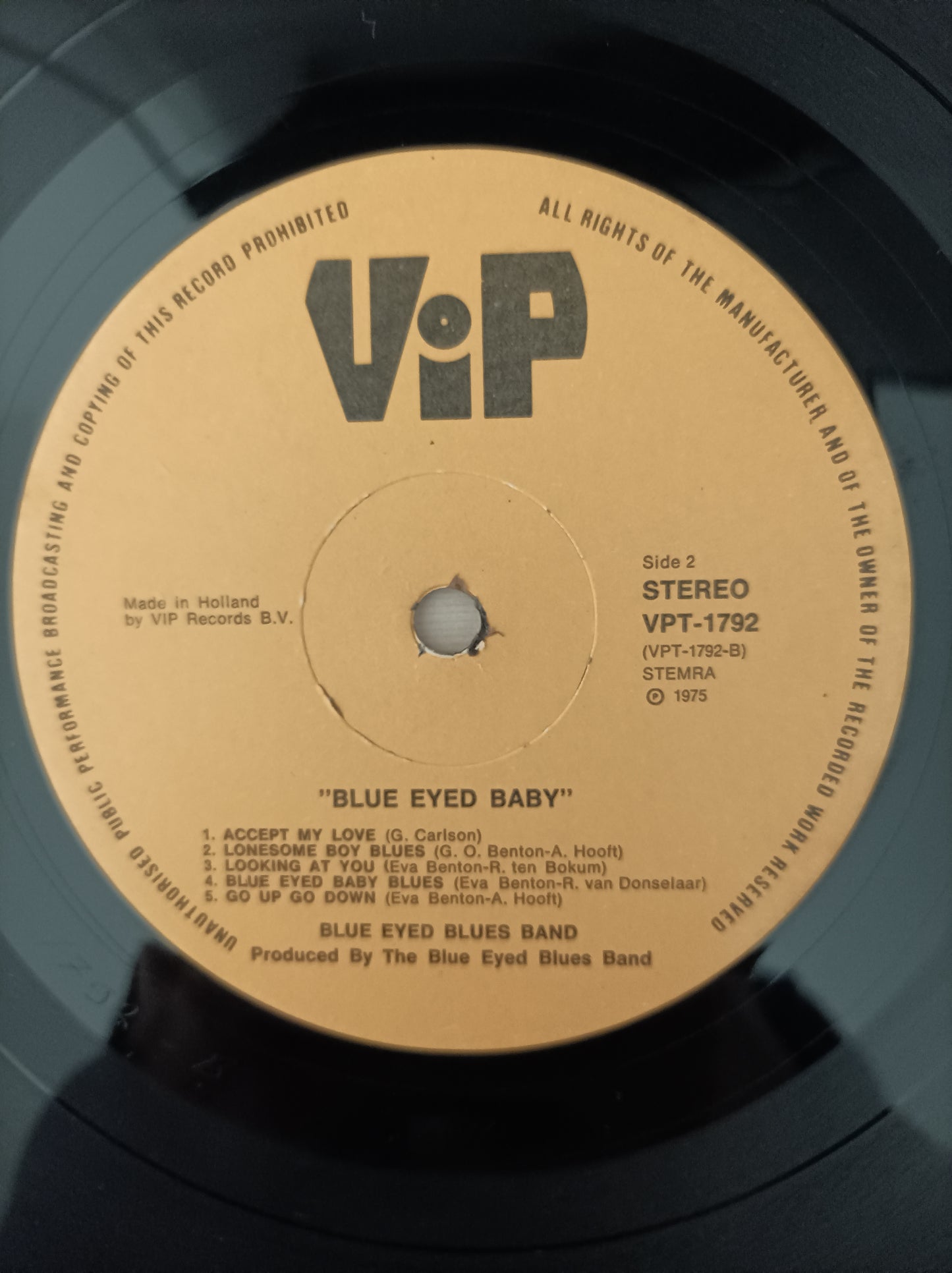 Lp Vinil Blue Eyed Bluesband Blue Eyed Baby Importado
