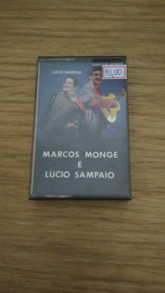 Fita K7 Cassete Marcos Monge e Lucio Sampaio