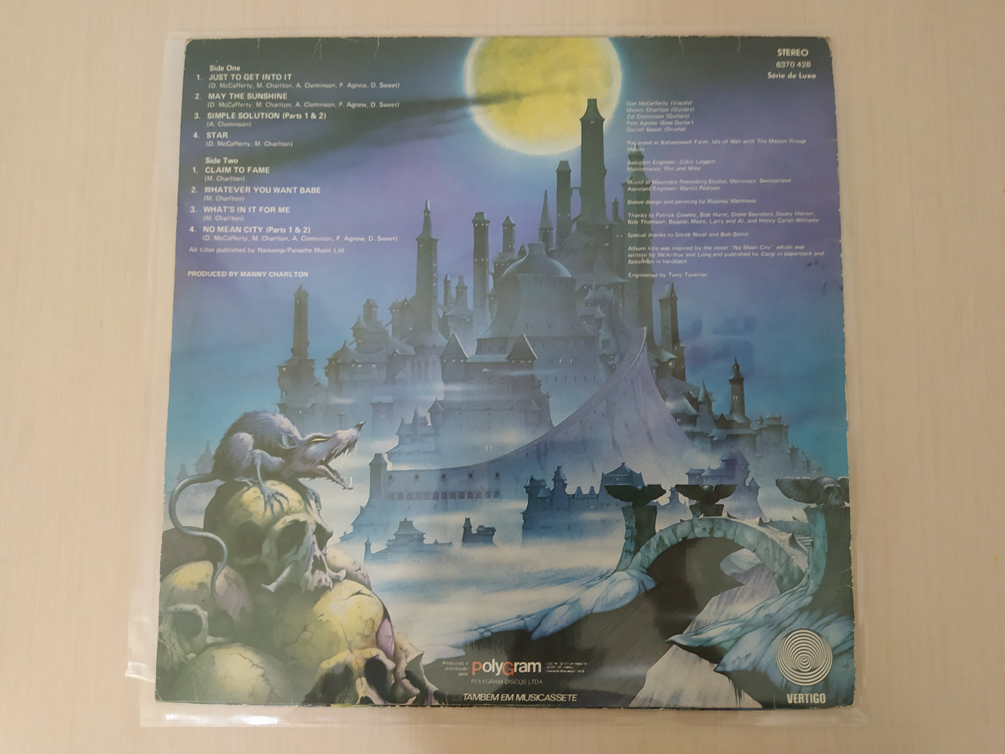 Lp Vinil Nazareth No Mean City