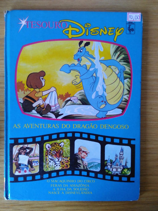 Livro Infantil As Aventuras Dragao Dengoso Disney