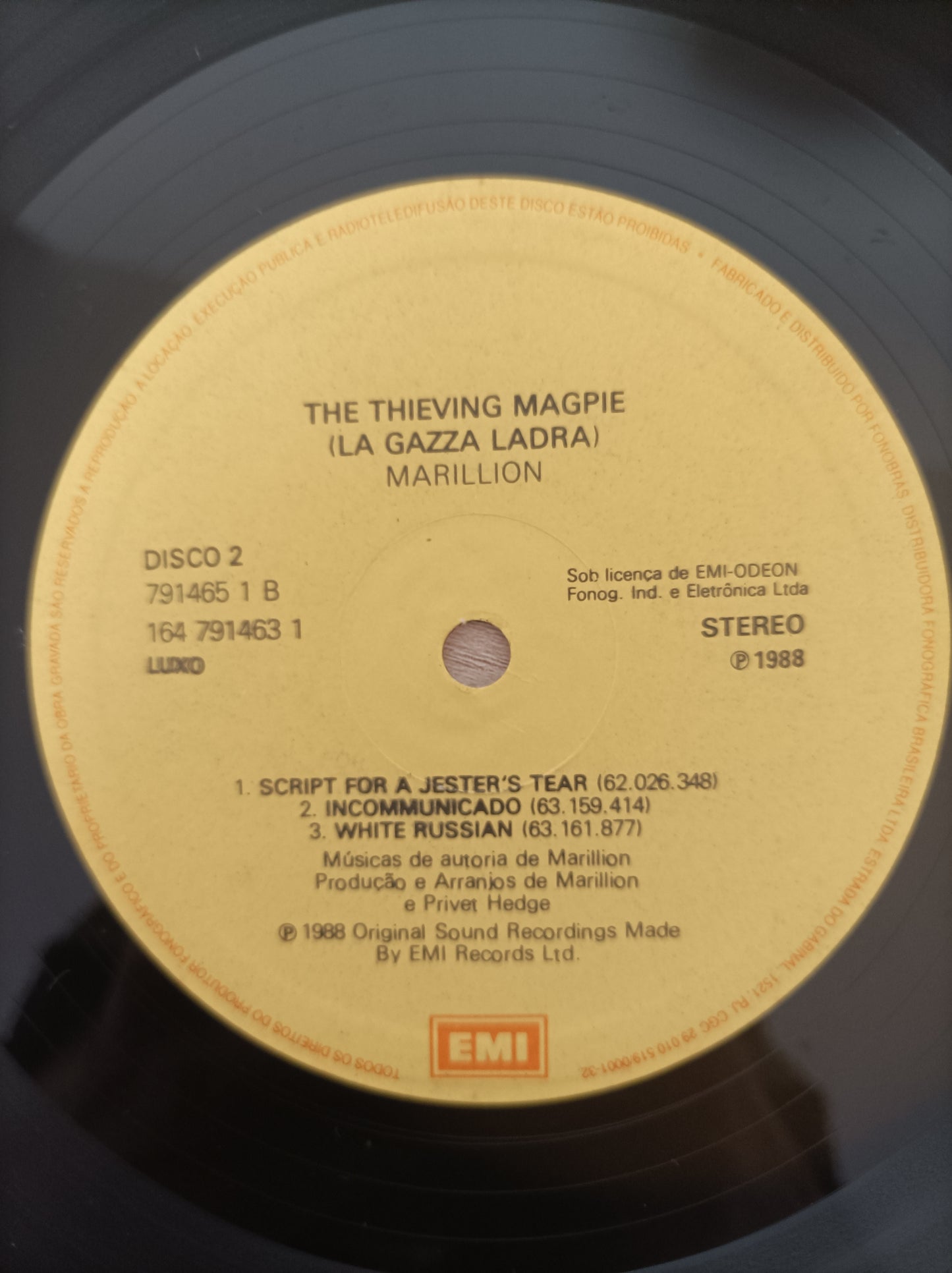 Lp Vinil Marillion The Thieving Magpie Duplo