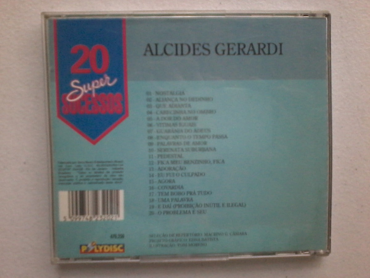 Cd Alcides Gerardi 20 Super Sucessos