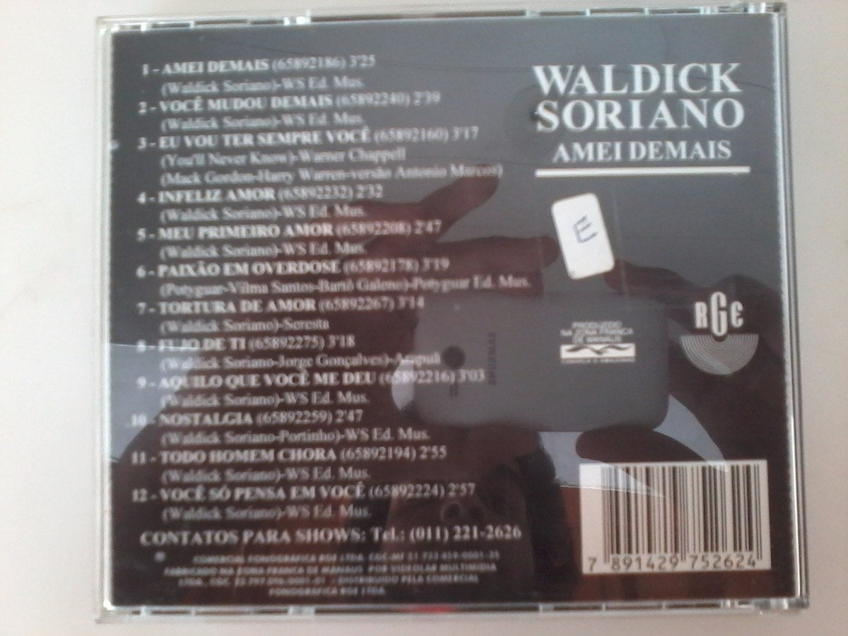 Cd Waldick Soriano Amei Demais