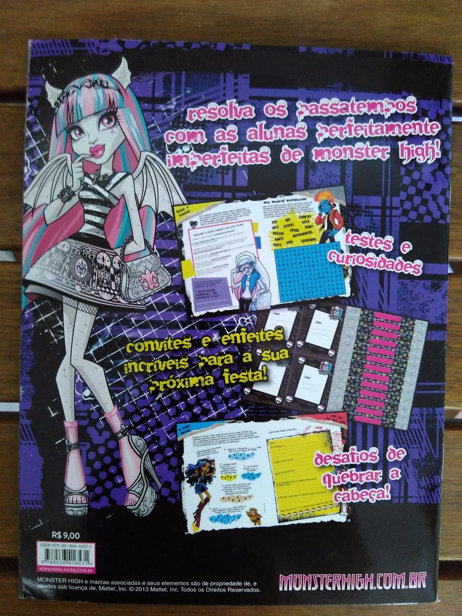 Gibi Hq Monster High Convites Enfeites Passatempo