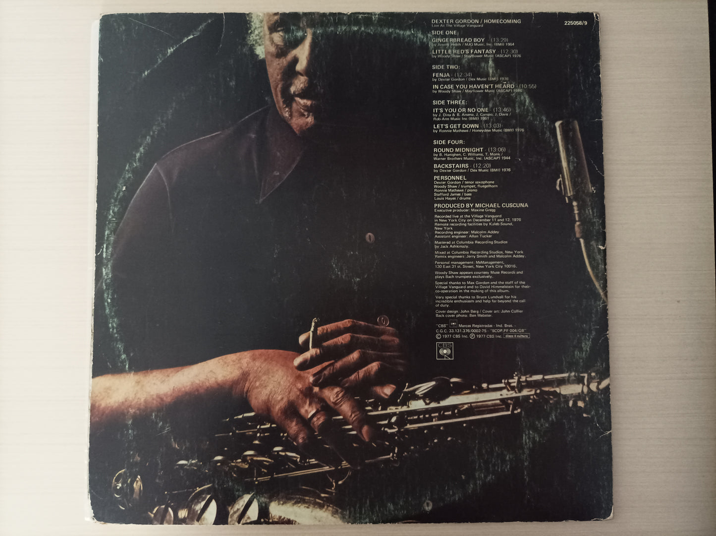 Lp Vinil Dexter Gordon Homecoming Duplo