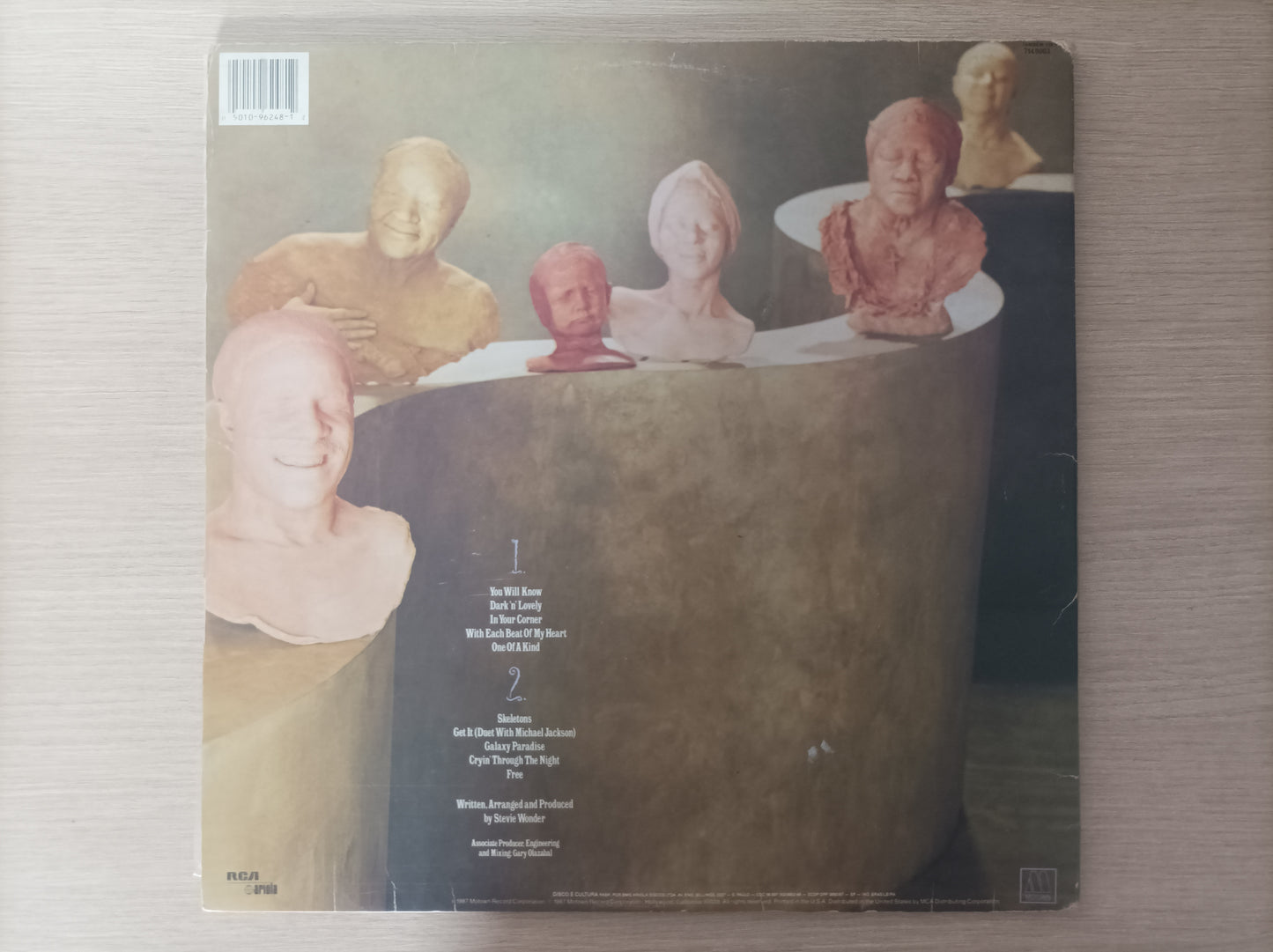 Lp Vinil Stevie Wonder Characters Com encarte
