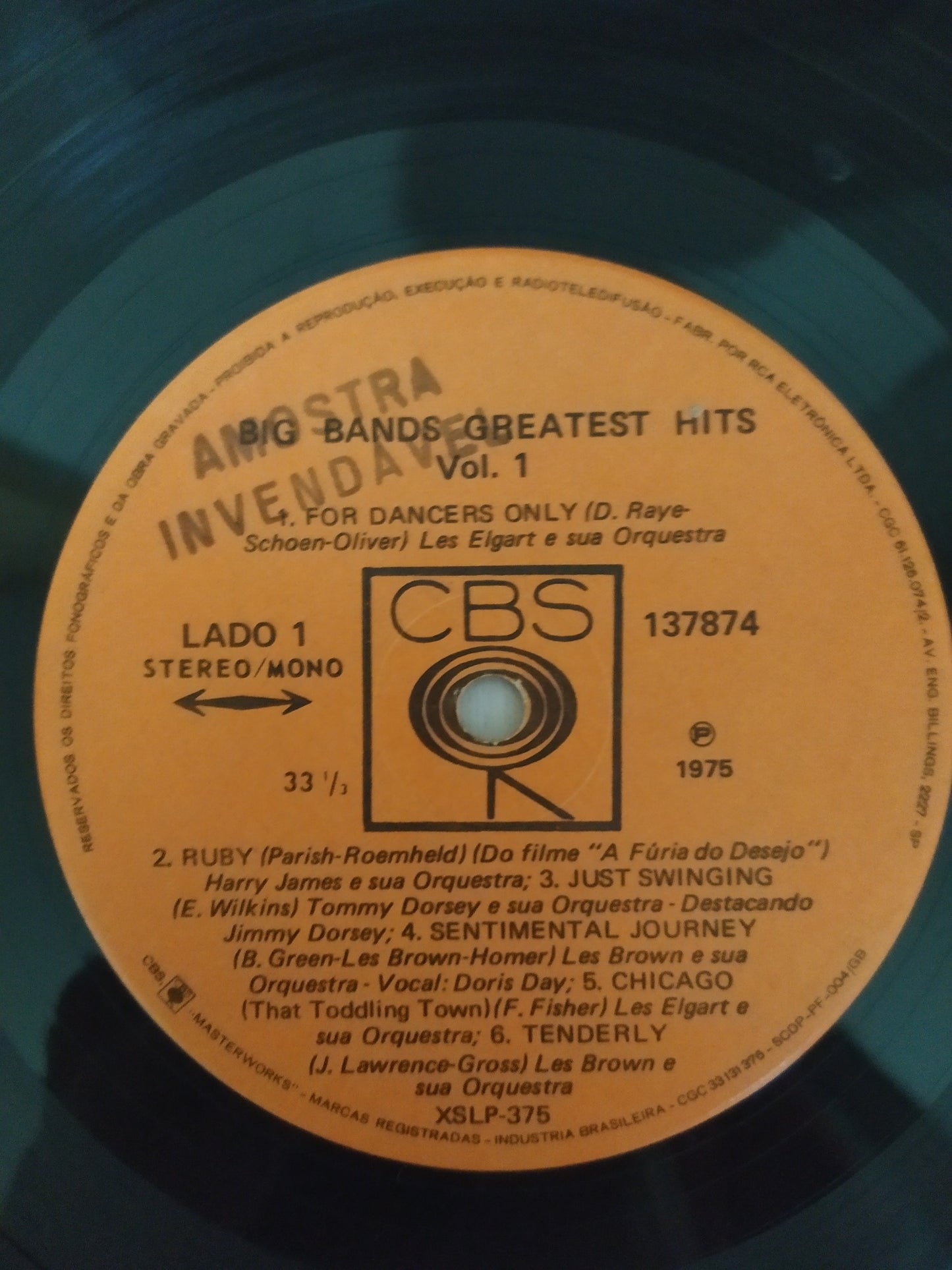 Lp Vinil Big Bands Greatest Hits Volume 1