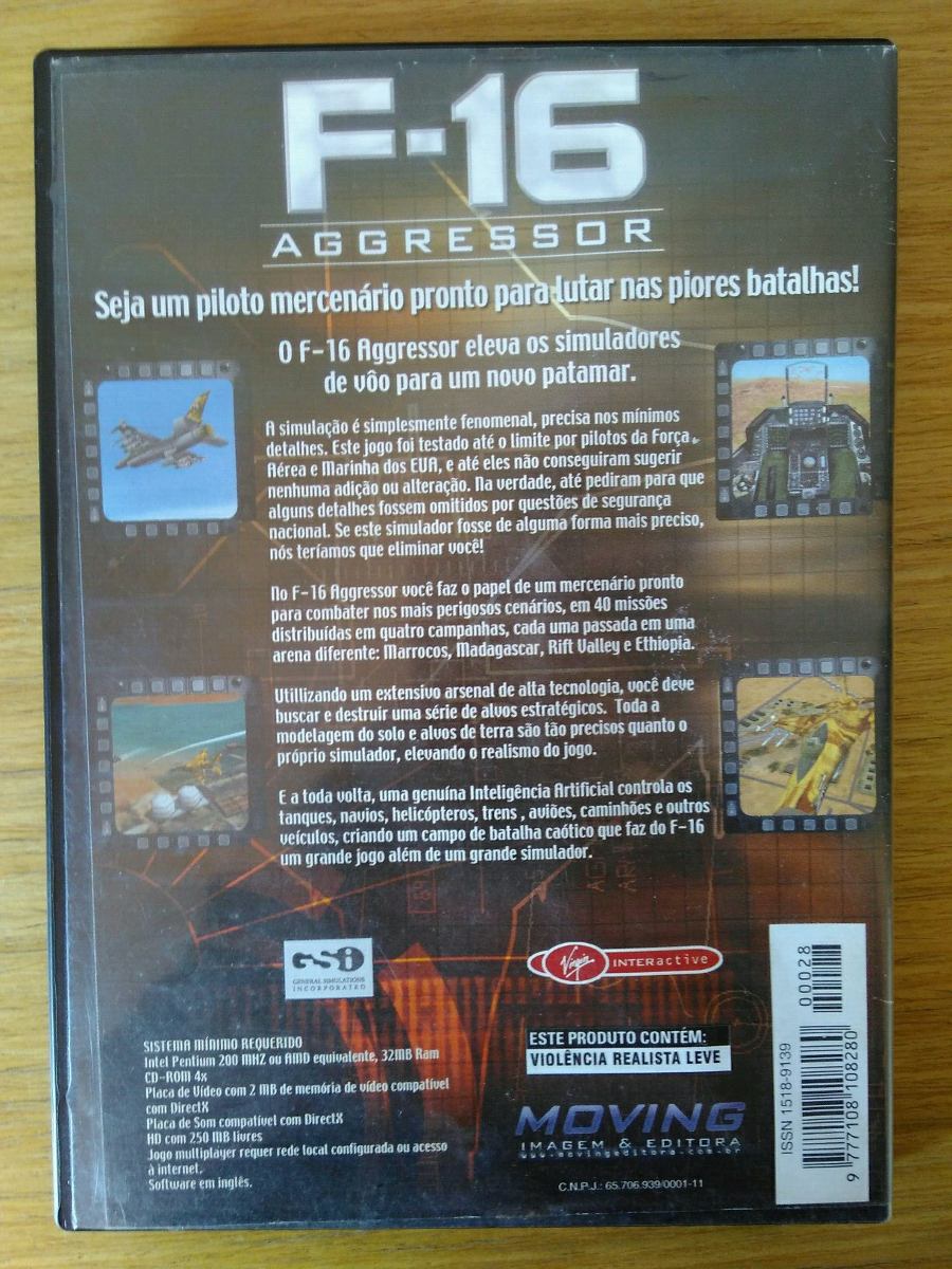 Jogo PC - F-16 Aggressor