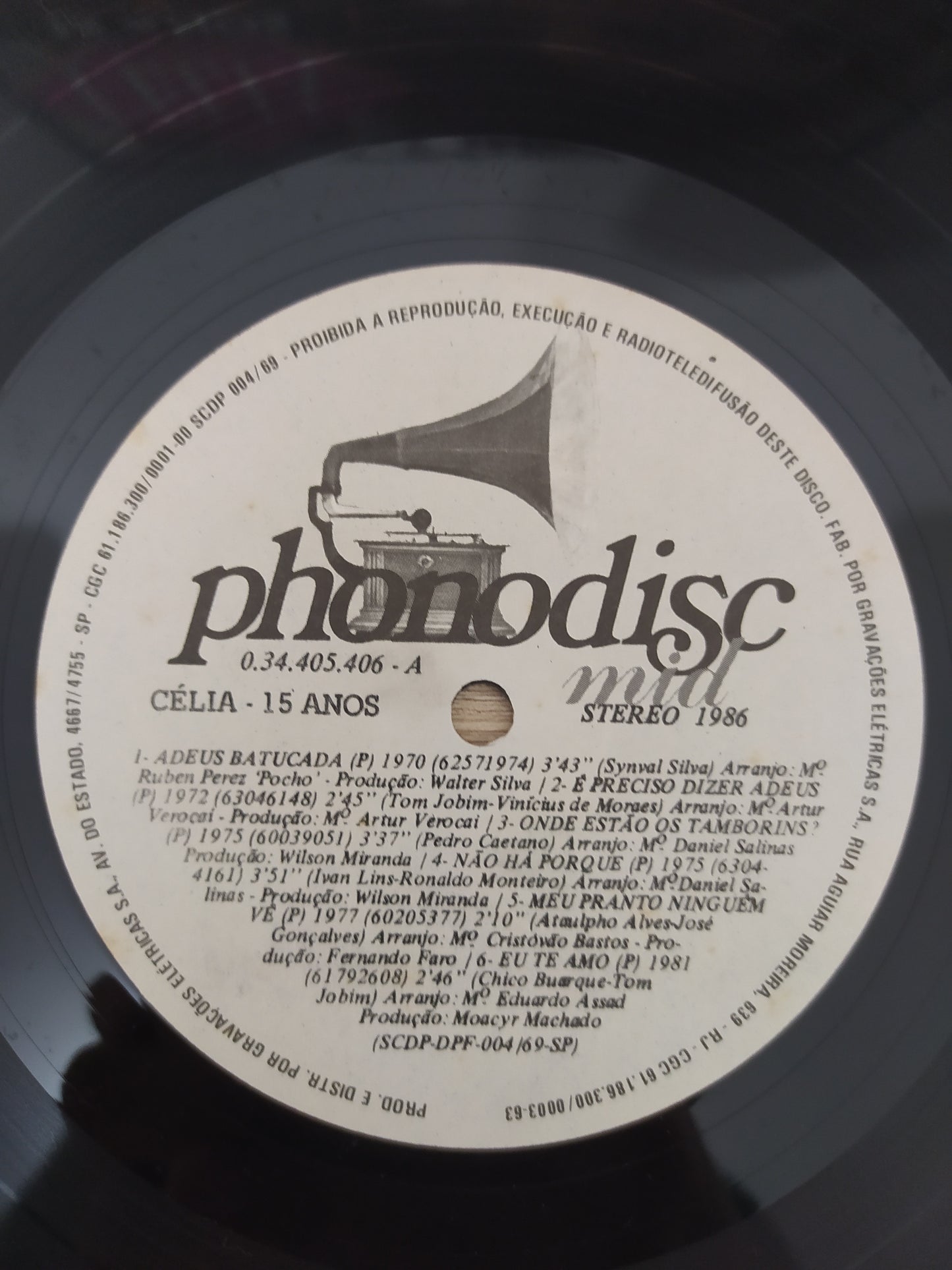 Lp Vinil Célia 15 Anos