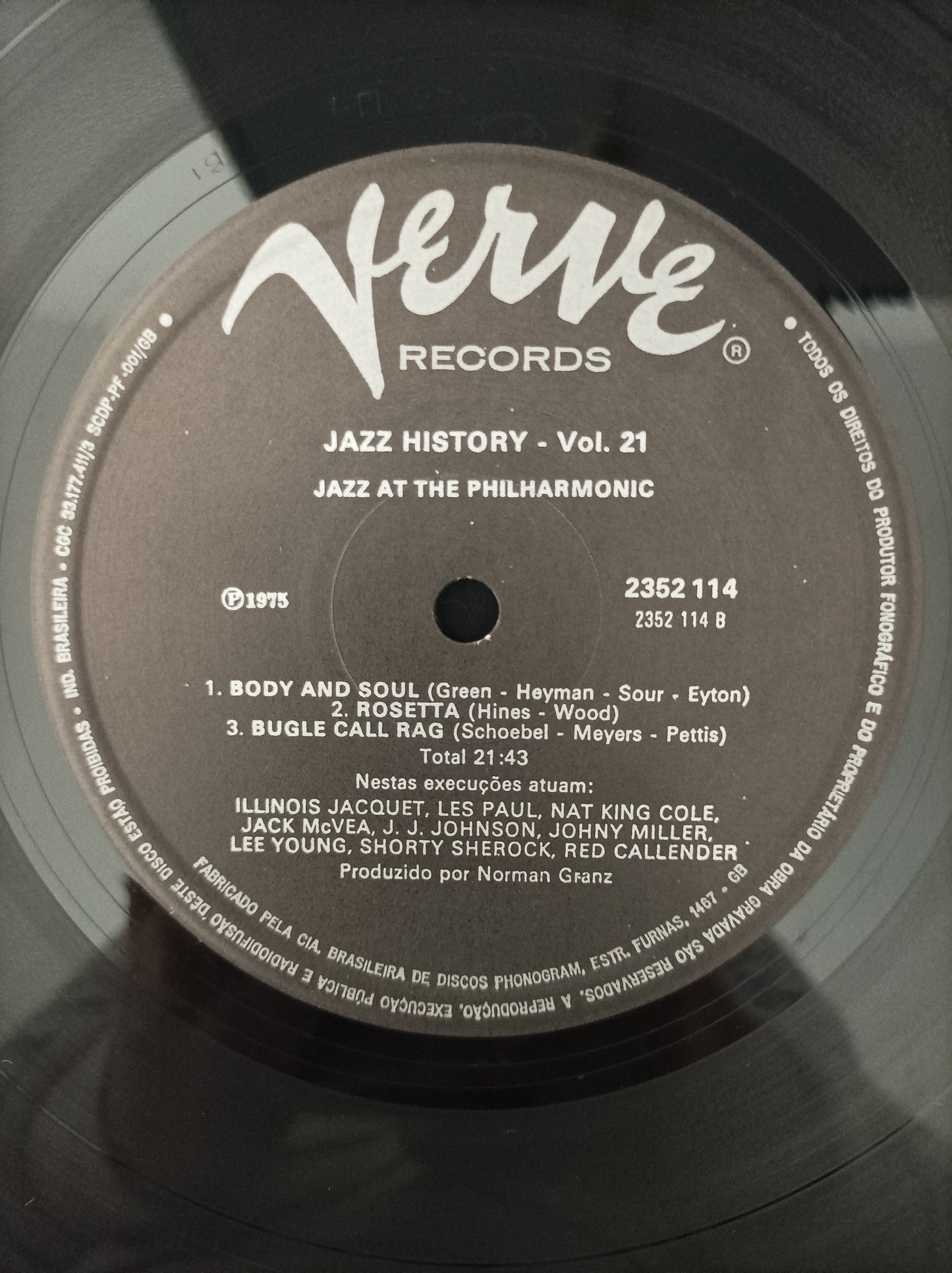 Lp Vinil Jazz at the Philharmonic Vol. 21 Duplo