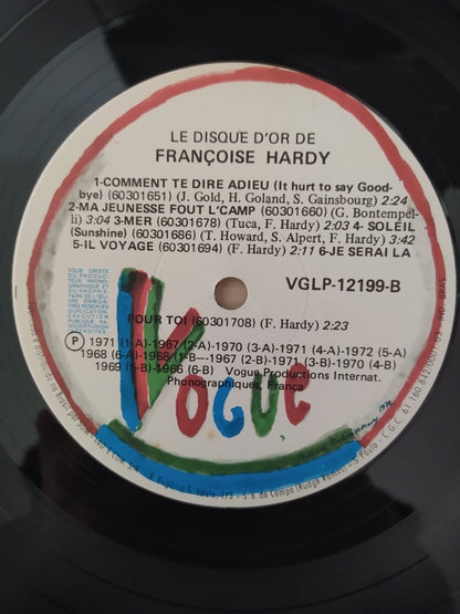 Lp Vinil Françoise Hardy Disque D'or De