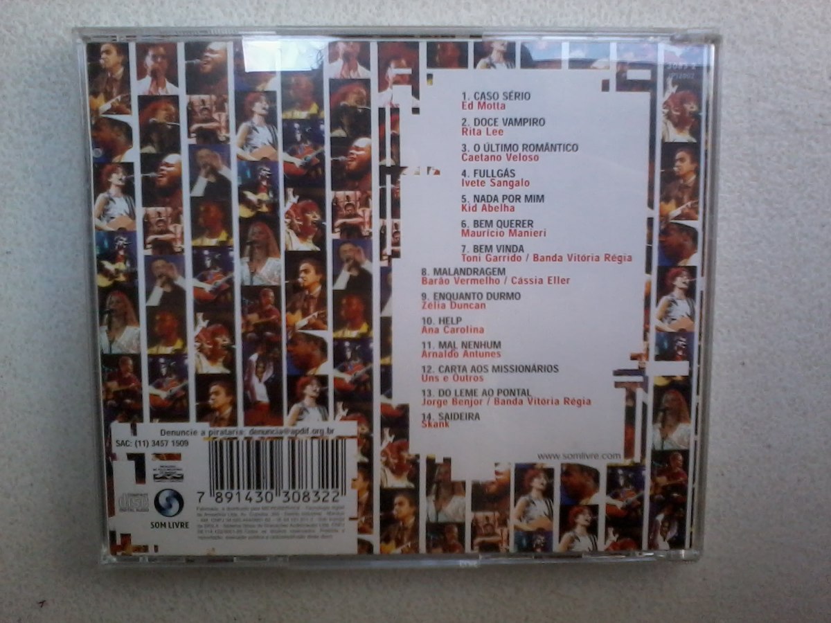 Cd Acústico E Ao Vivo Mpb