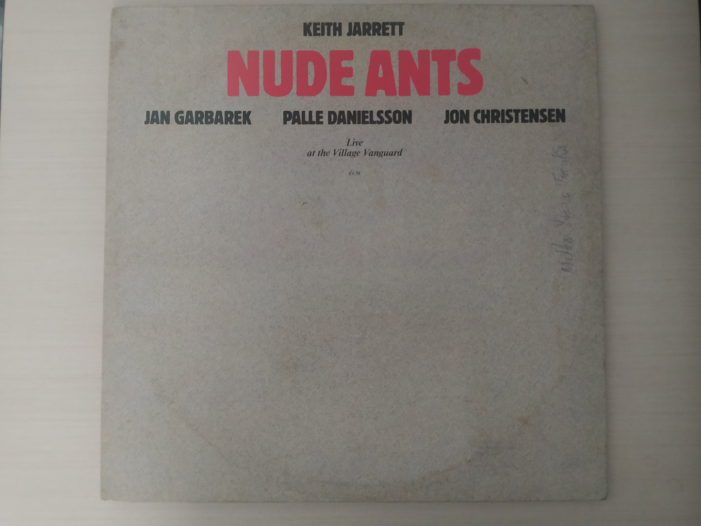 Lp Vinil Keith Jarrett Nude Ants Duplo