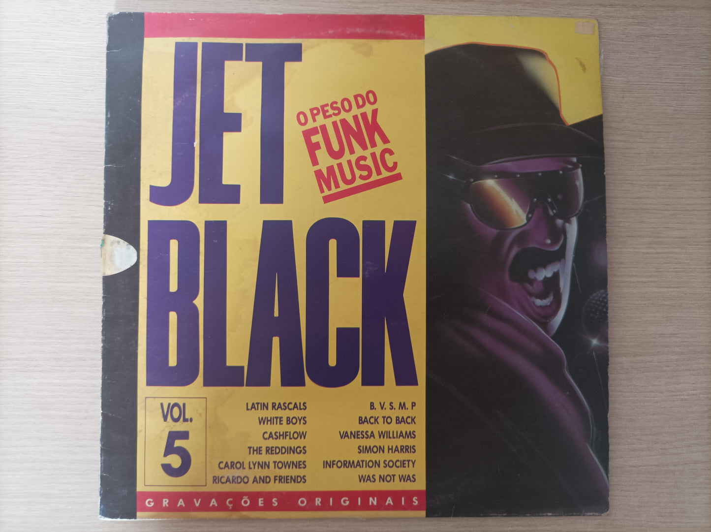 Lp Vinil Jet Black O peso do funk music Vol. 5