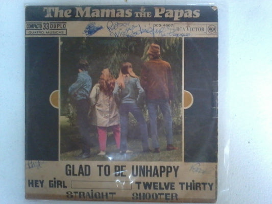 Lp Vinil Compacto The Mamas Papas Glad To Be Unhappy