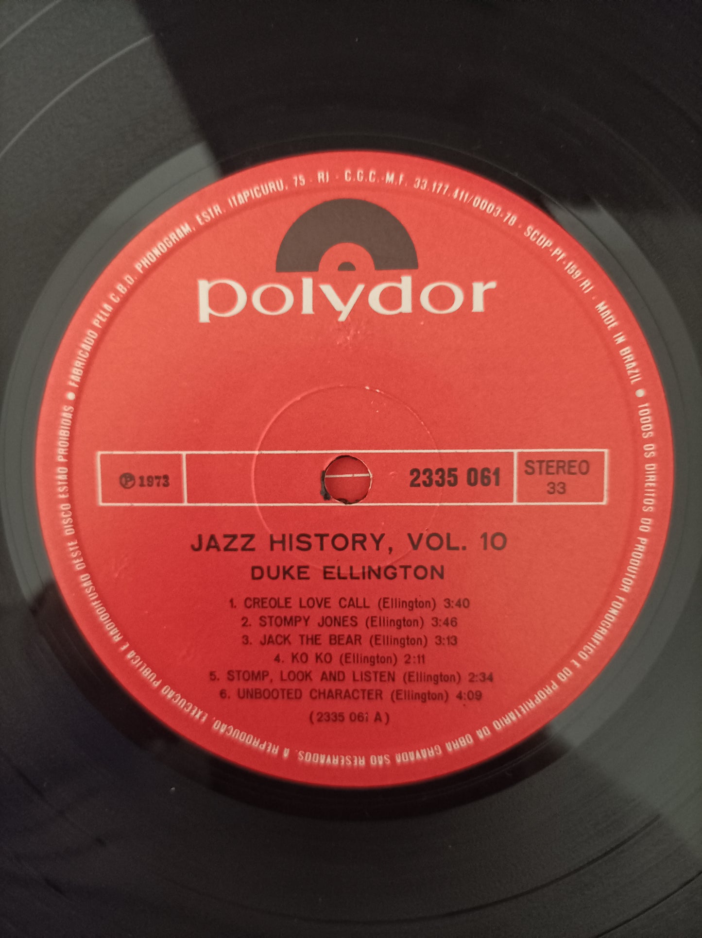 Lp Vinil Duke Ellington Jazz History Vol. 10 Duplo
