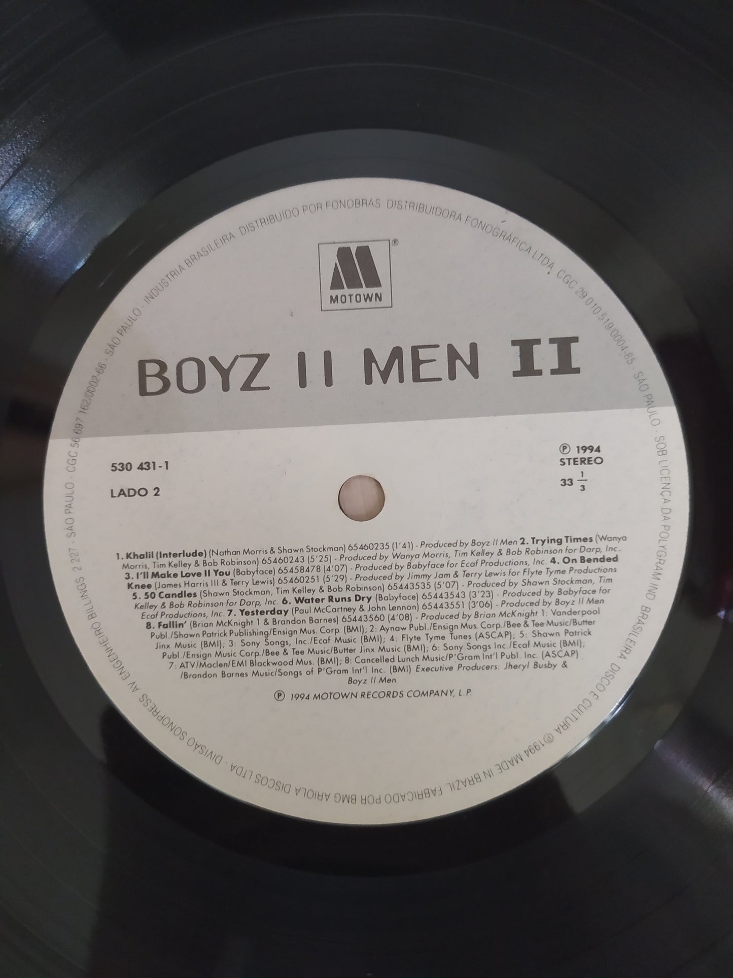 Lp Vinil Boyz Men Ii