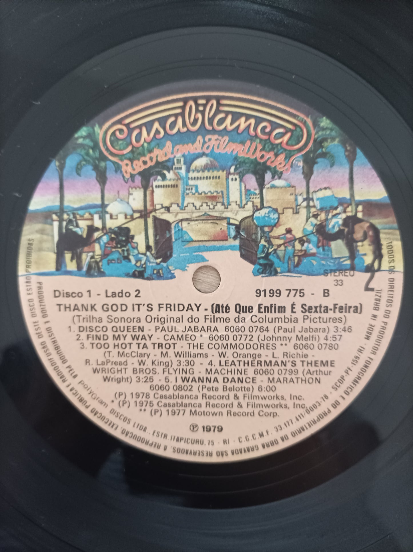 Lp Vinil Thank God It's Friday Com encartes