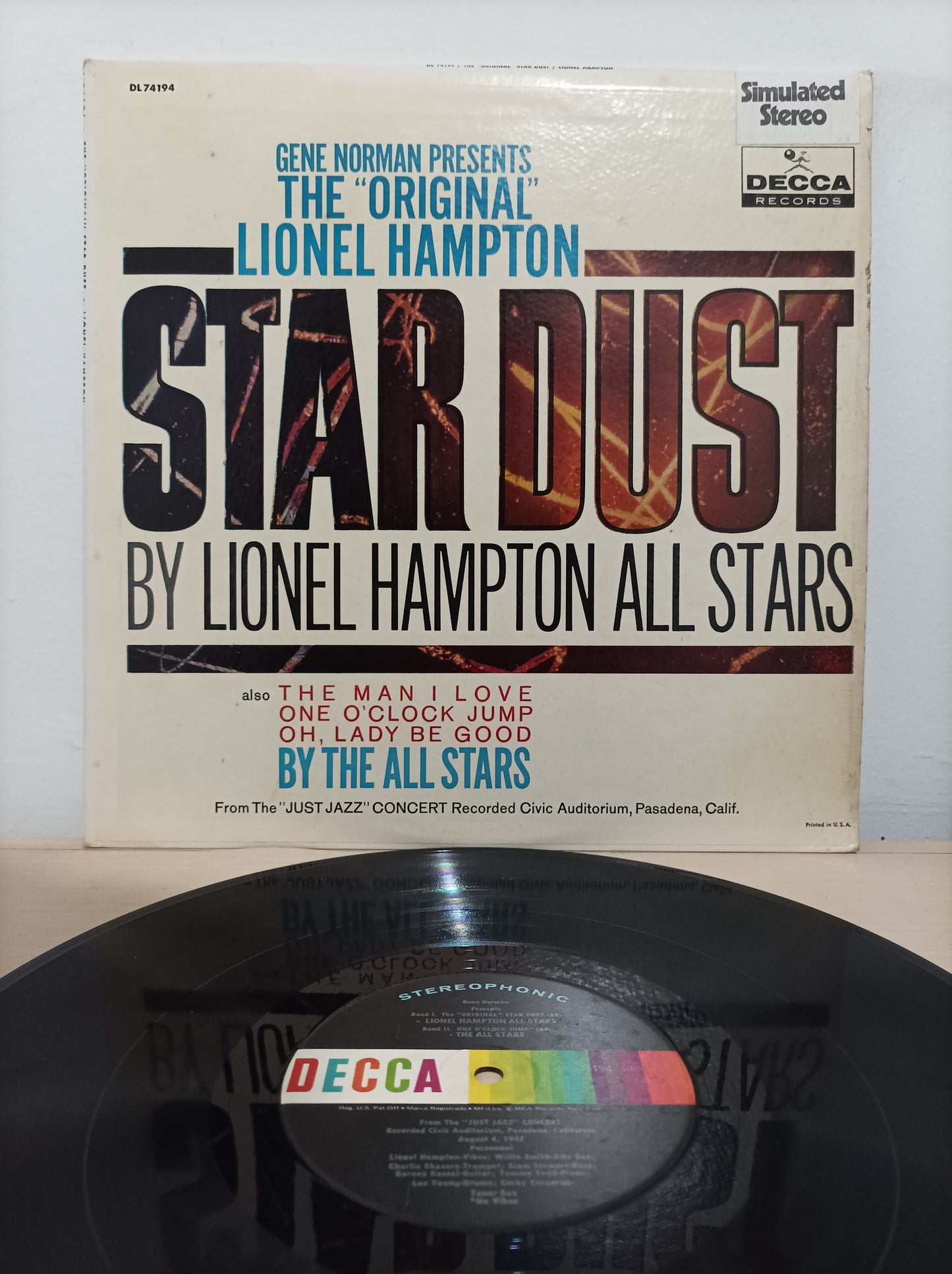 Lp Vinil Lionel Hampton Stardust