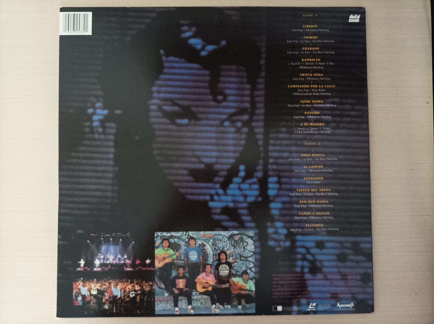 Ld Laserdisc Gipsy Kings Us Tour 90