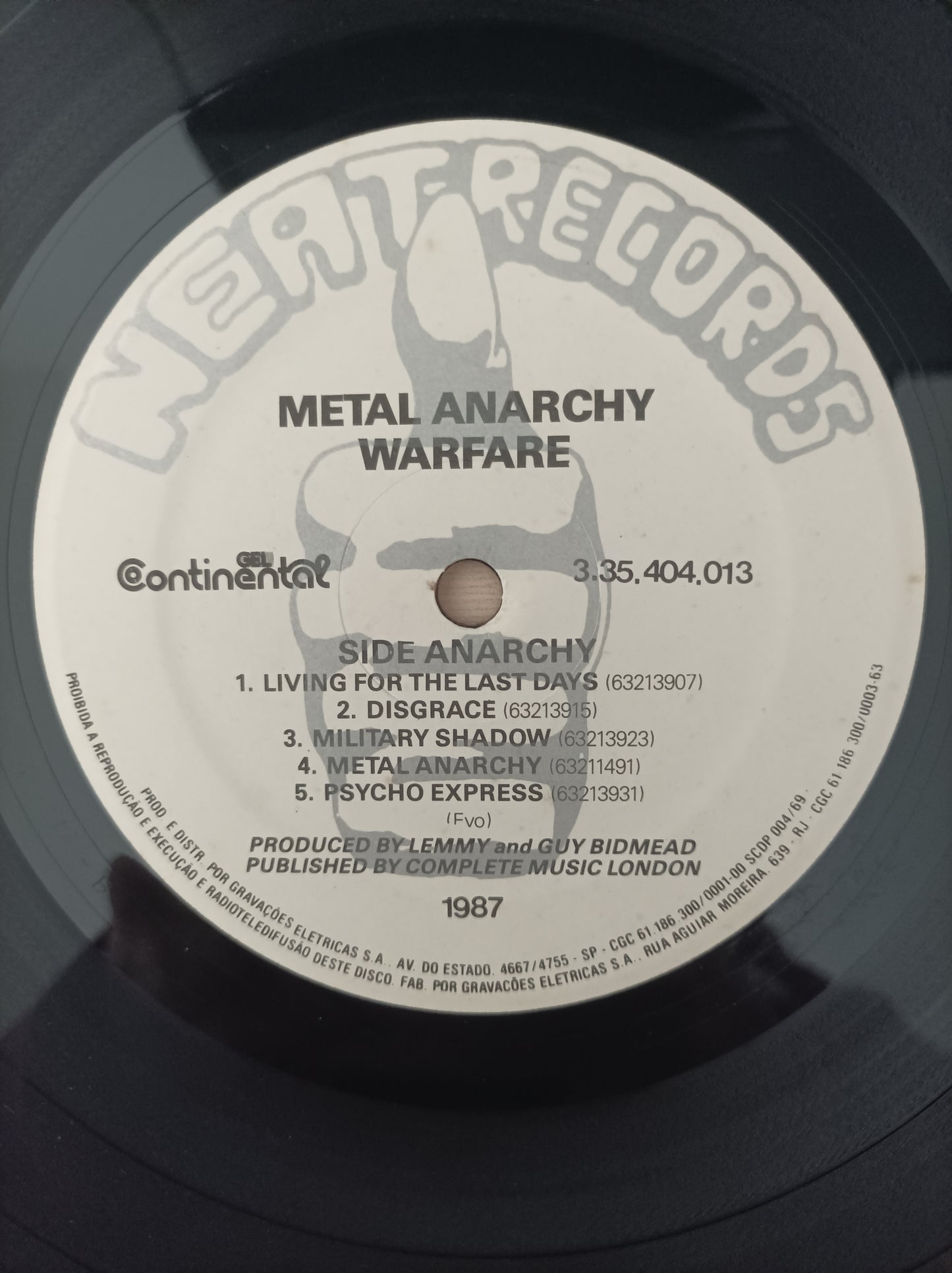 Lp Vinil Warfare Metal Anarchy
