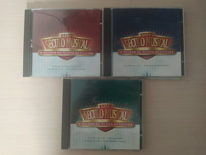 Cd Box Um Século Musical O Melhor da MPB 3 CDs