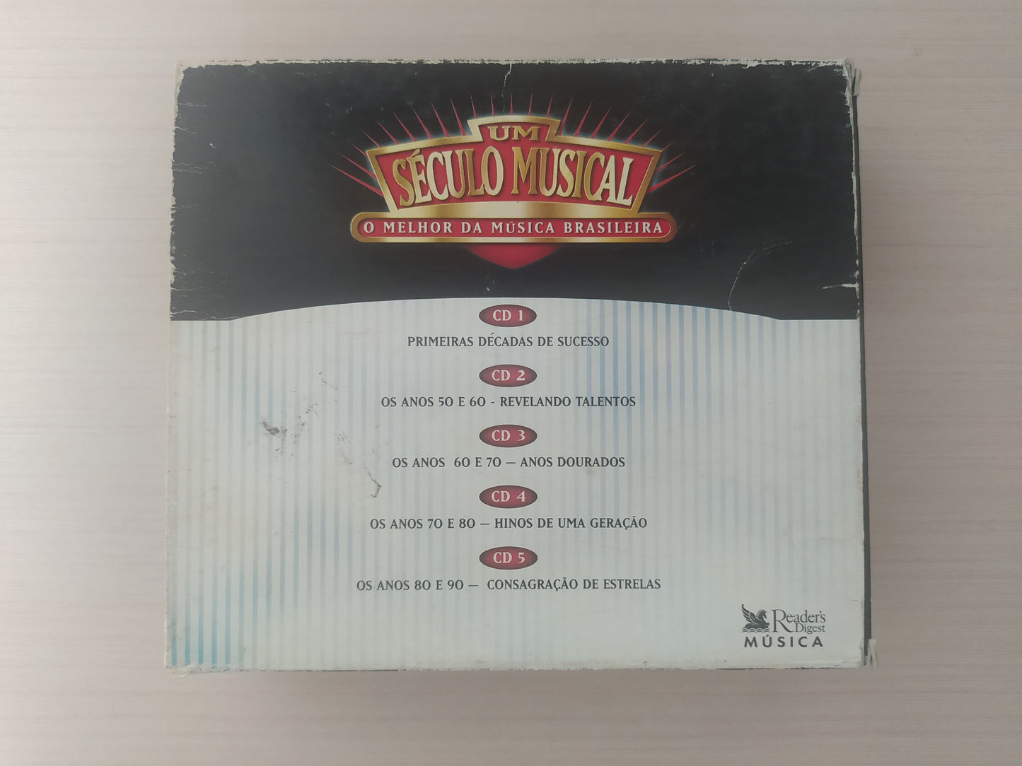 Cd Box Um Século Musical O Melhor da MPB 3 CDs