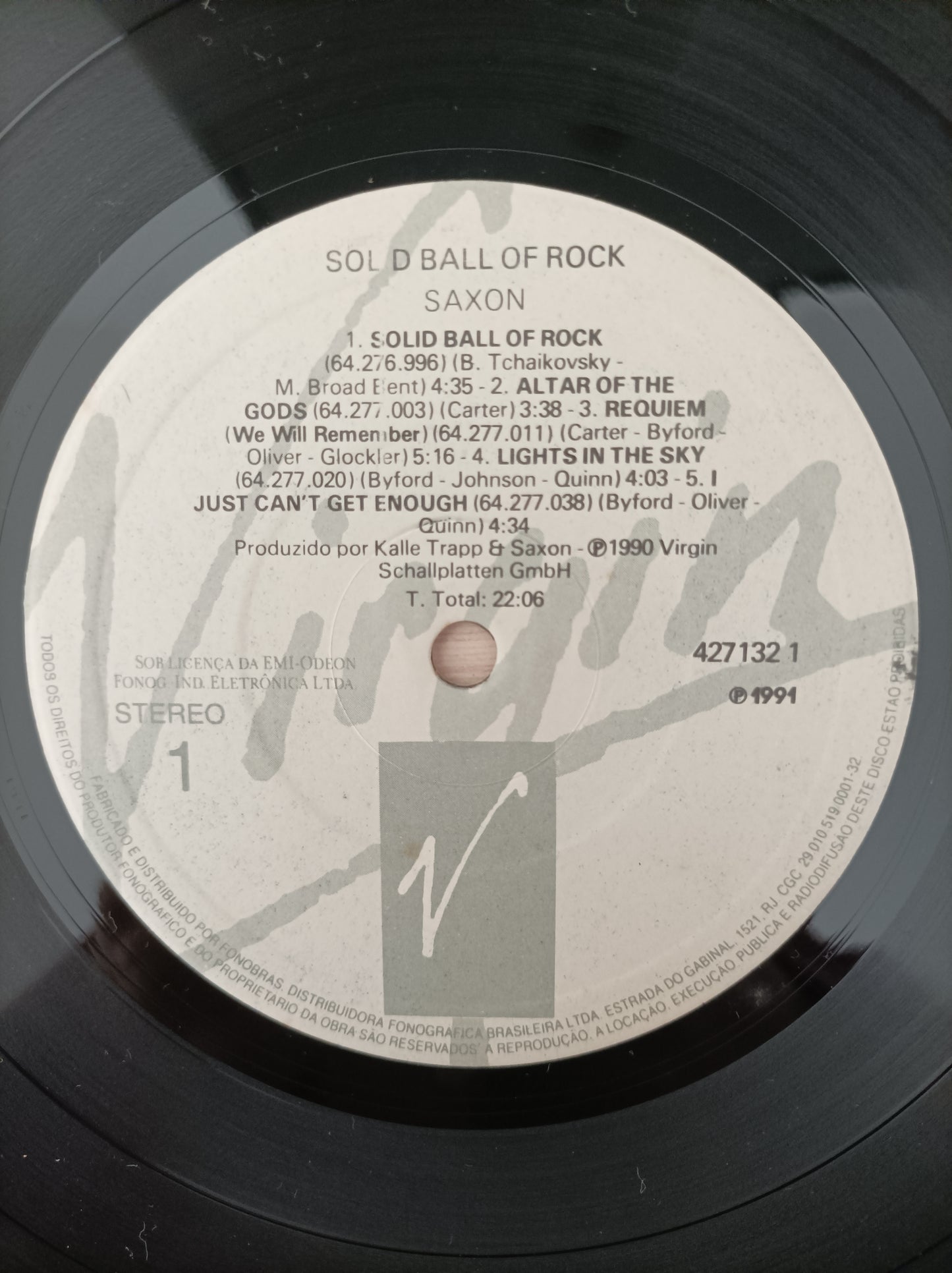 Lp Vinil Saxon Solid ball of rock