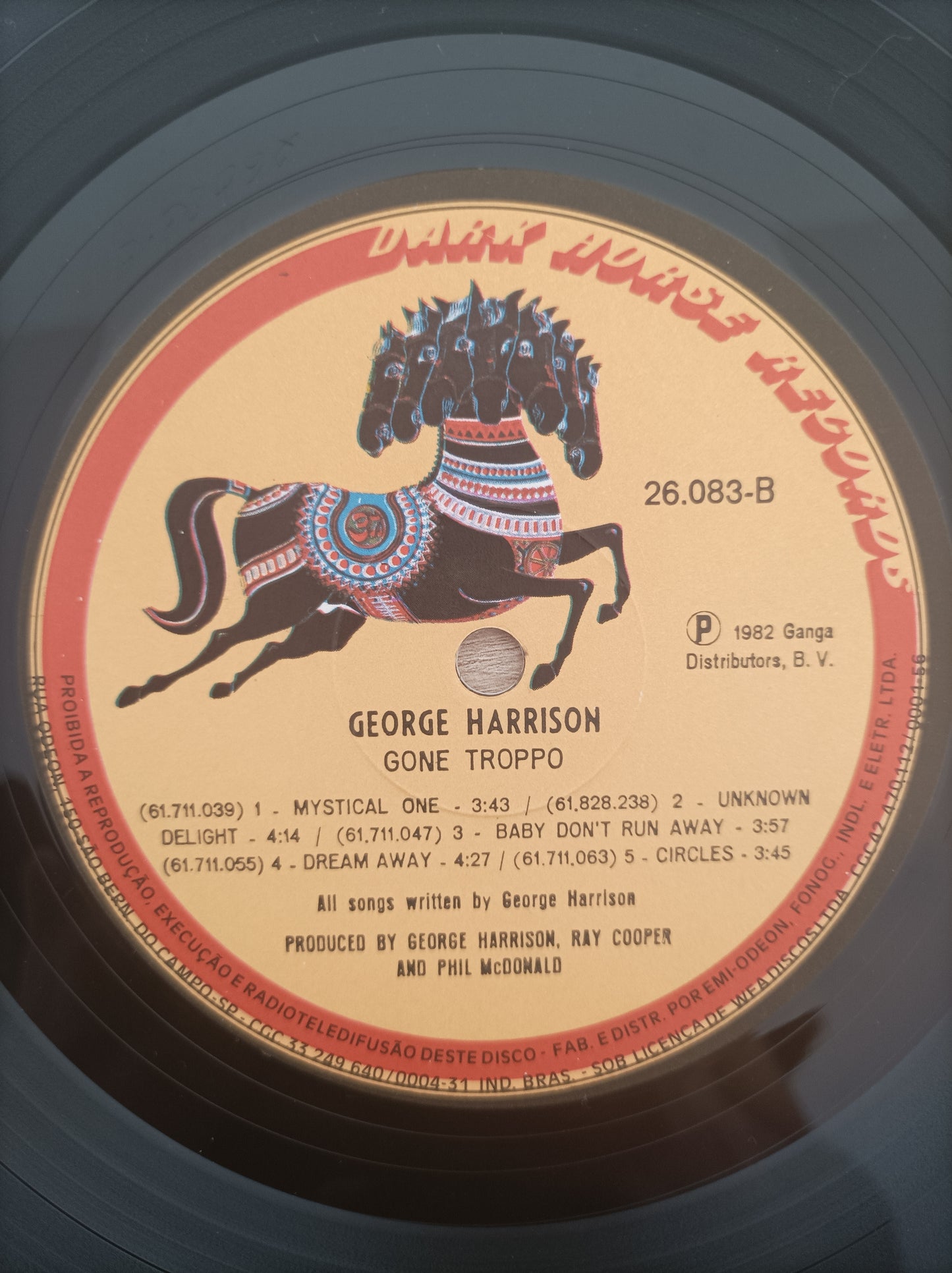 Lp Vinil George Harrison Gone to Lunch Com encarte