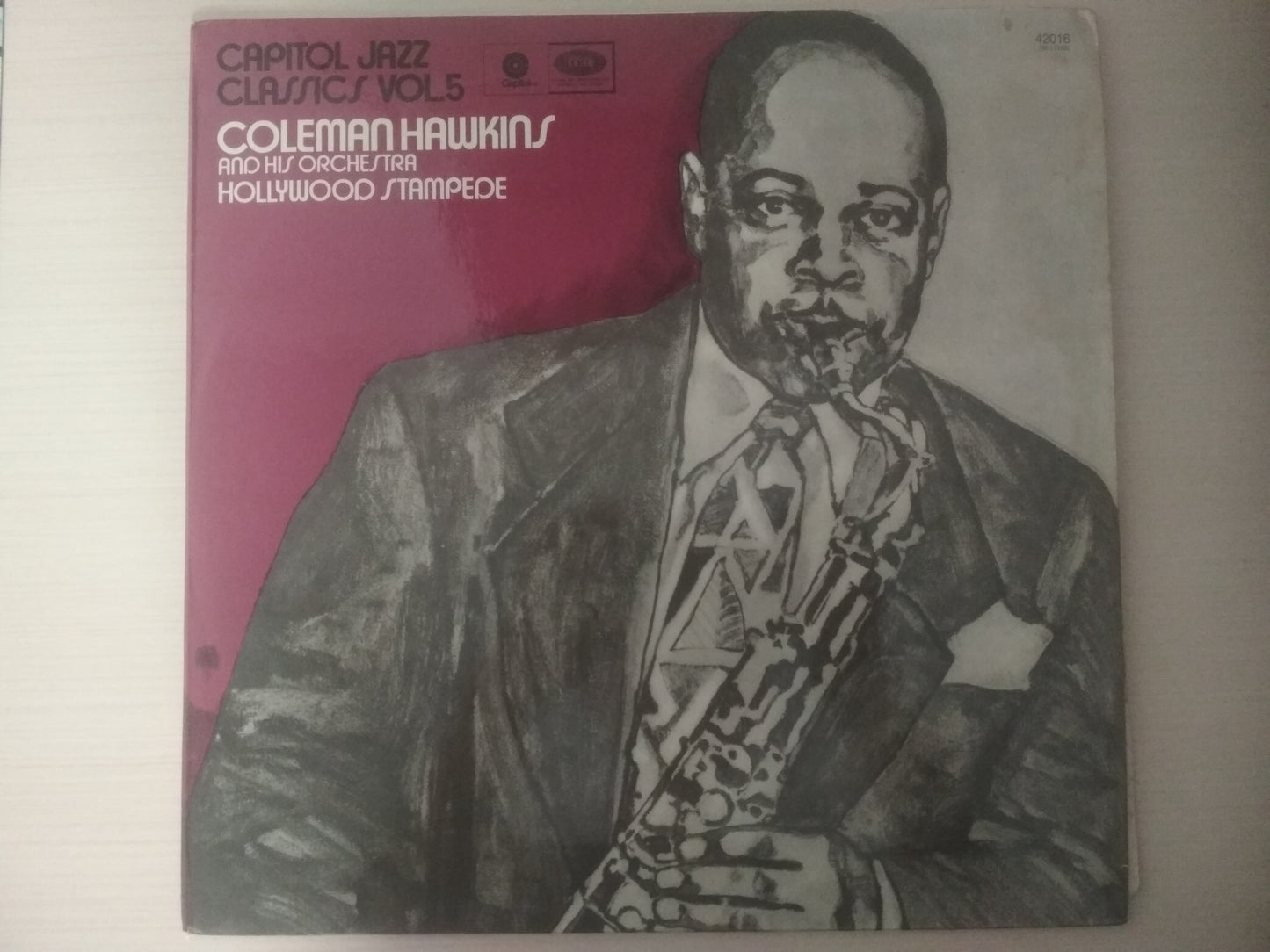 Lp Vinil Coleman Hawkins Hollywood Stampede Capitol Jazz Vol. 5 Importado