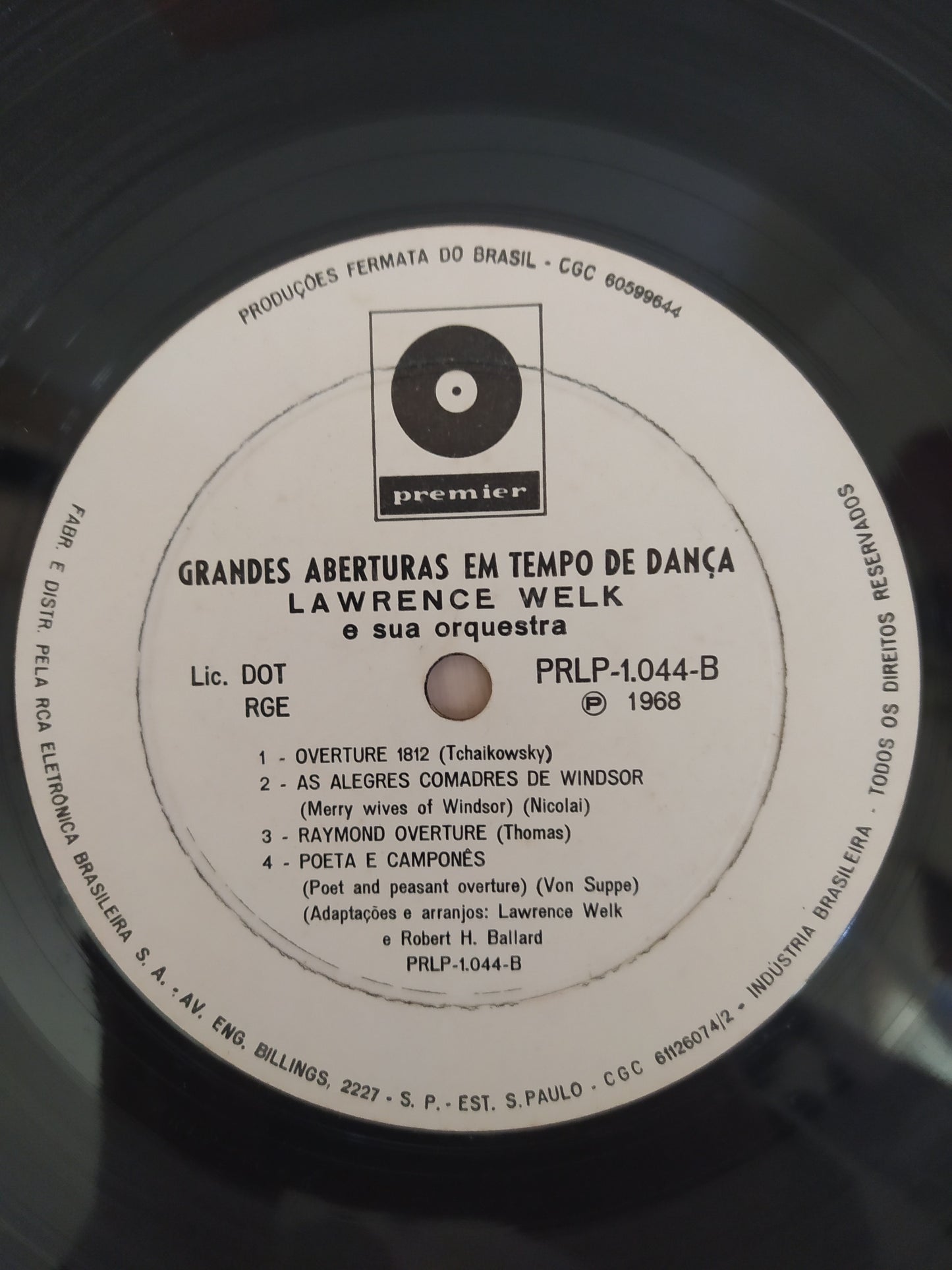 Lp Vinil Lawrence Welk Grandes Aberturas Em Tempo De Dança