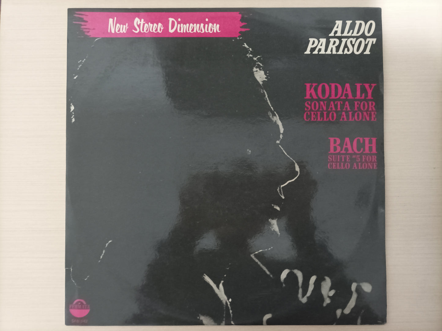 Lp Vinil Aldo Paridot Kodaly Sonata for Cello Alone