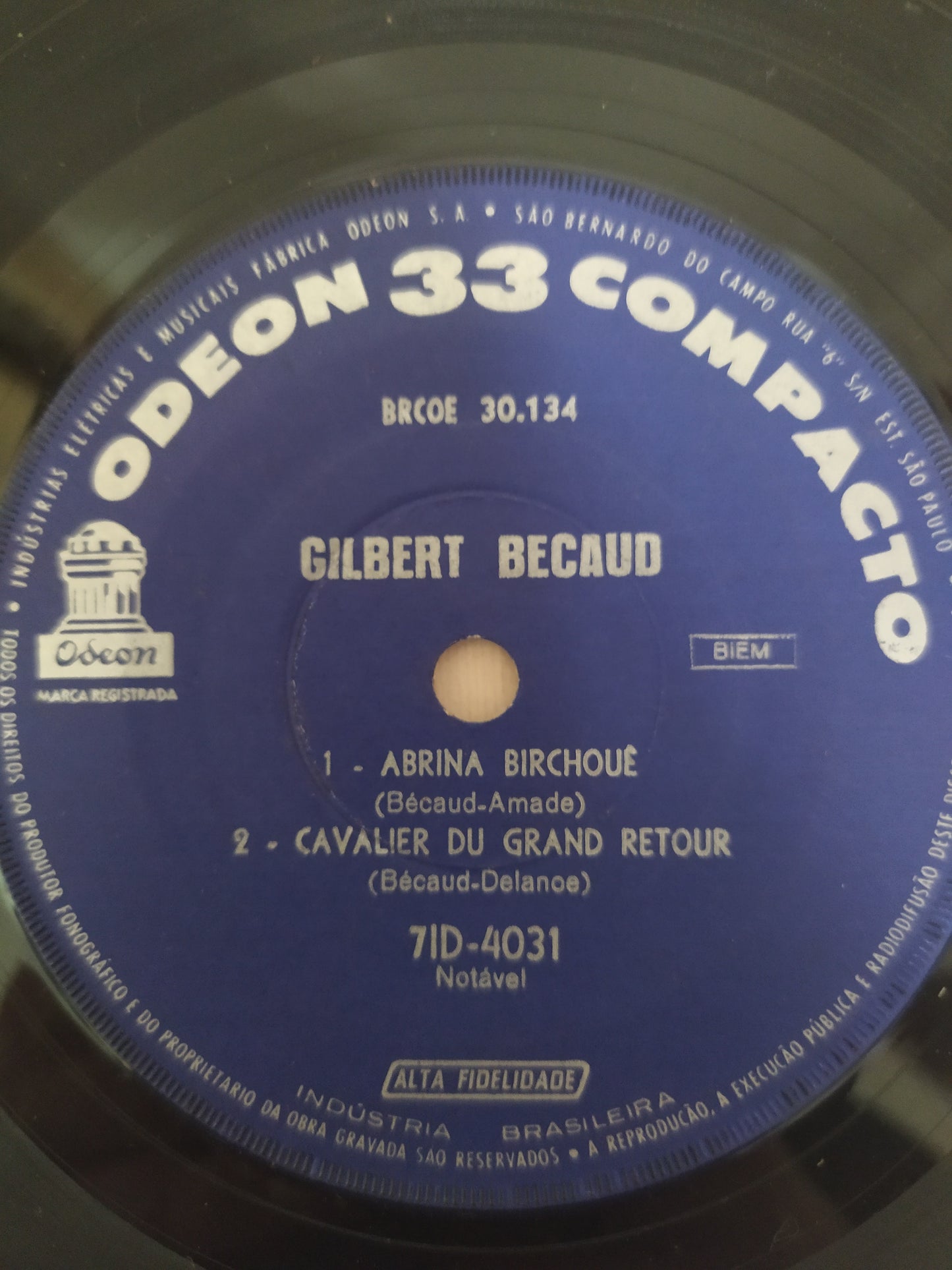 Lp Vinil Compacto Gilbert Becaud Et Maintenant
