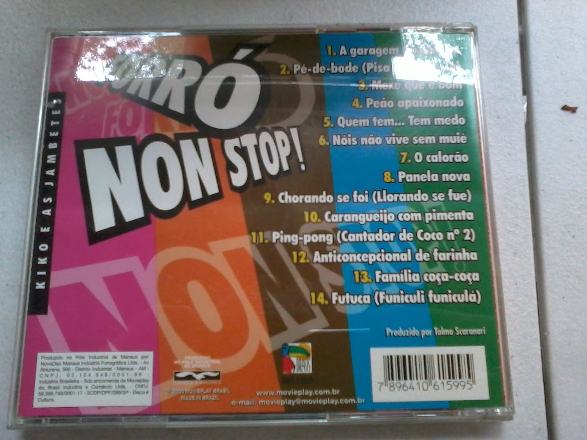 Cd Forró Non Stop