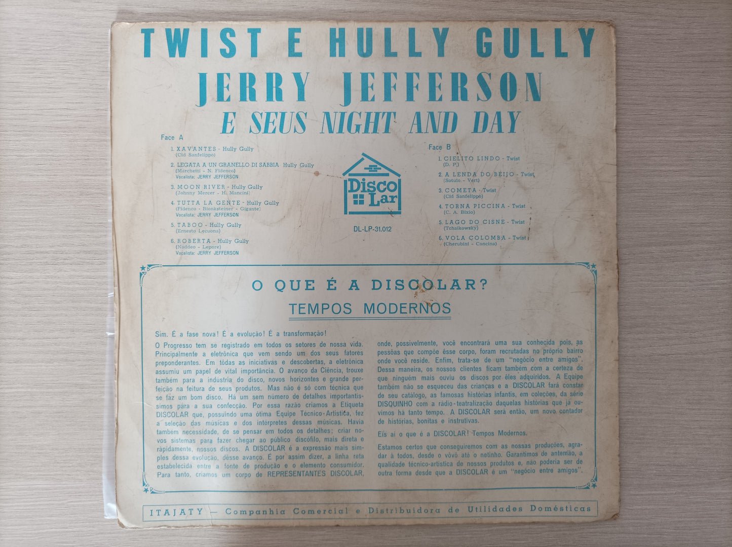 Lp Vinil Jerry Jefferson Twist e Hully Gully
