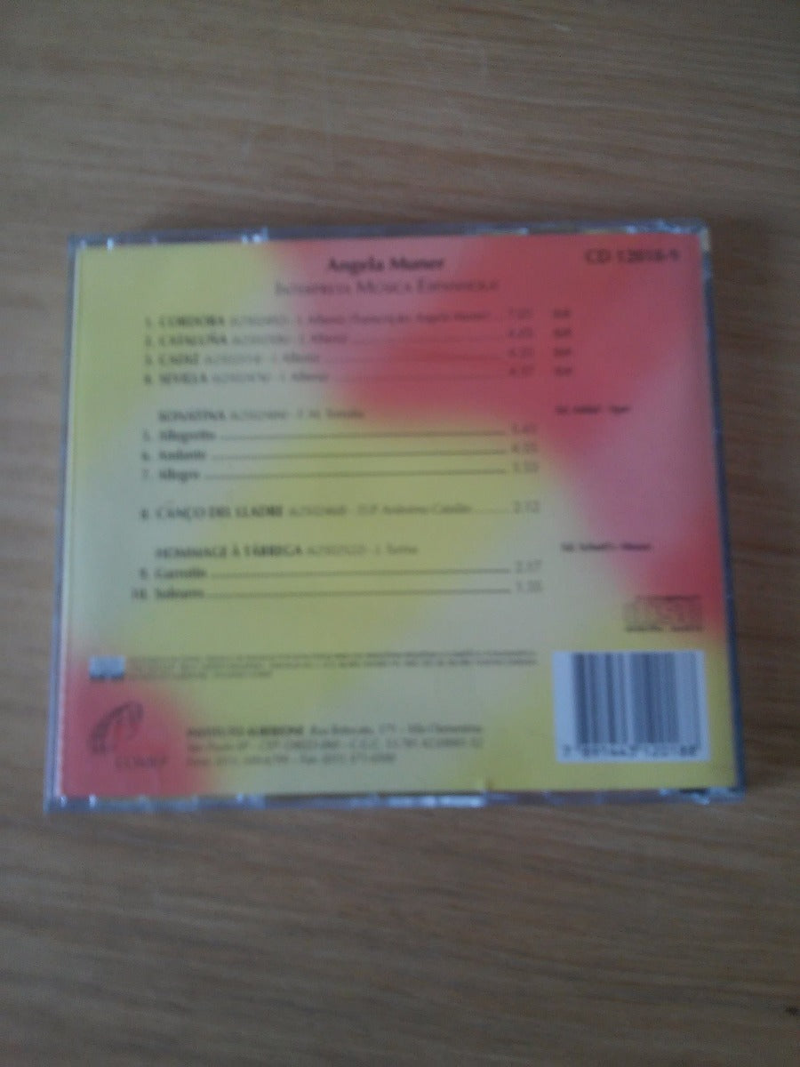 Cd Angela Muner Interpreta Música Espanhola