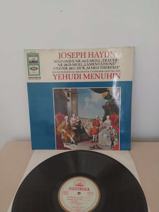 Lp Vinil Joseph Haydn Yehudi Menuhin Sinfonie Nr 44 & Nr 48