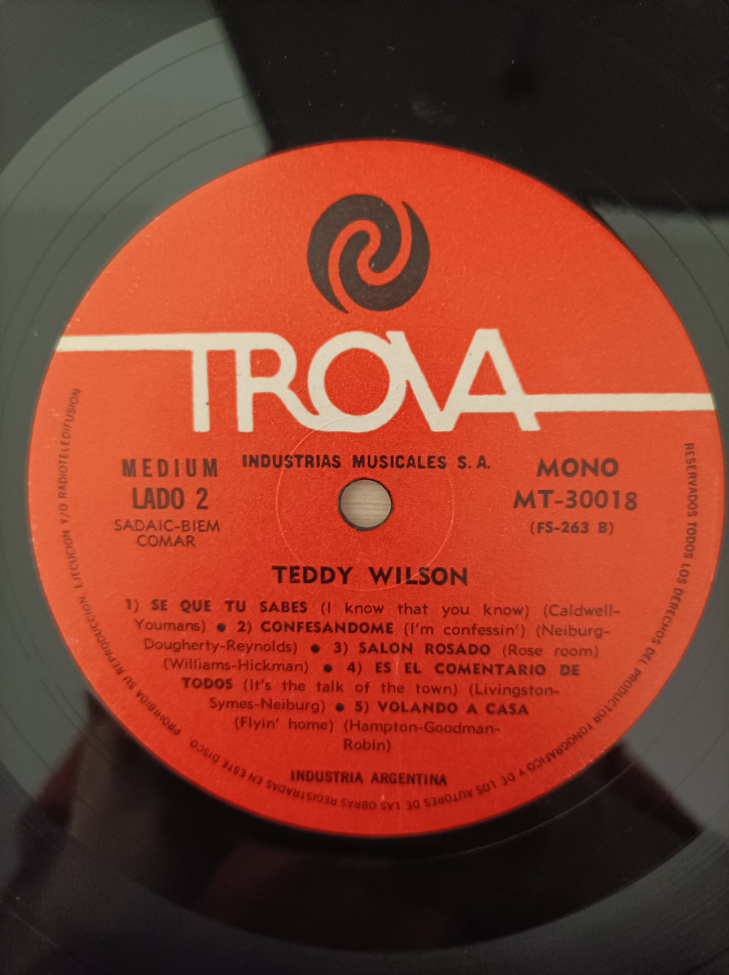 Lp Vinil Teddy Wilson Importado