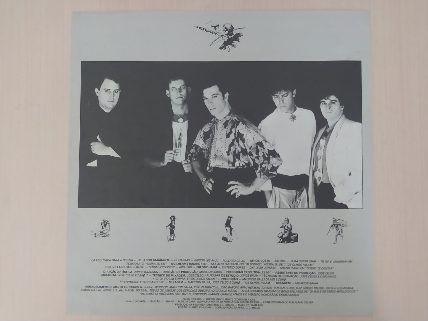 Lp Vinil Zero Passos No Escuro Com Encarte