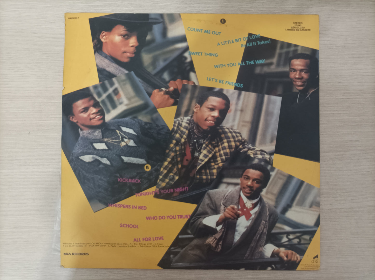 Lp Vinil New Edition All for Love