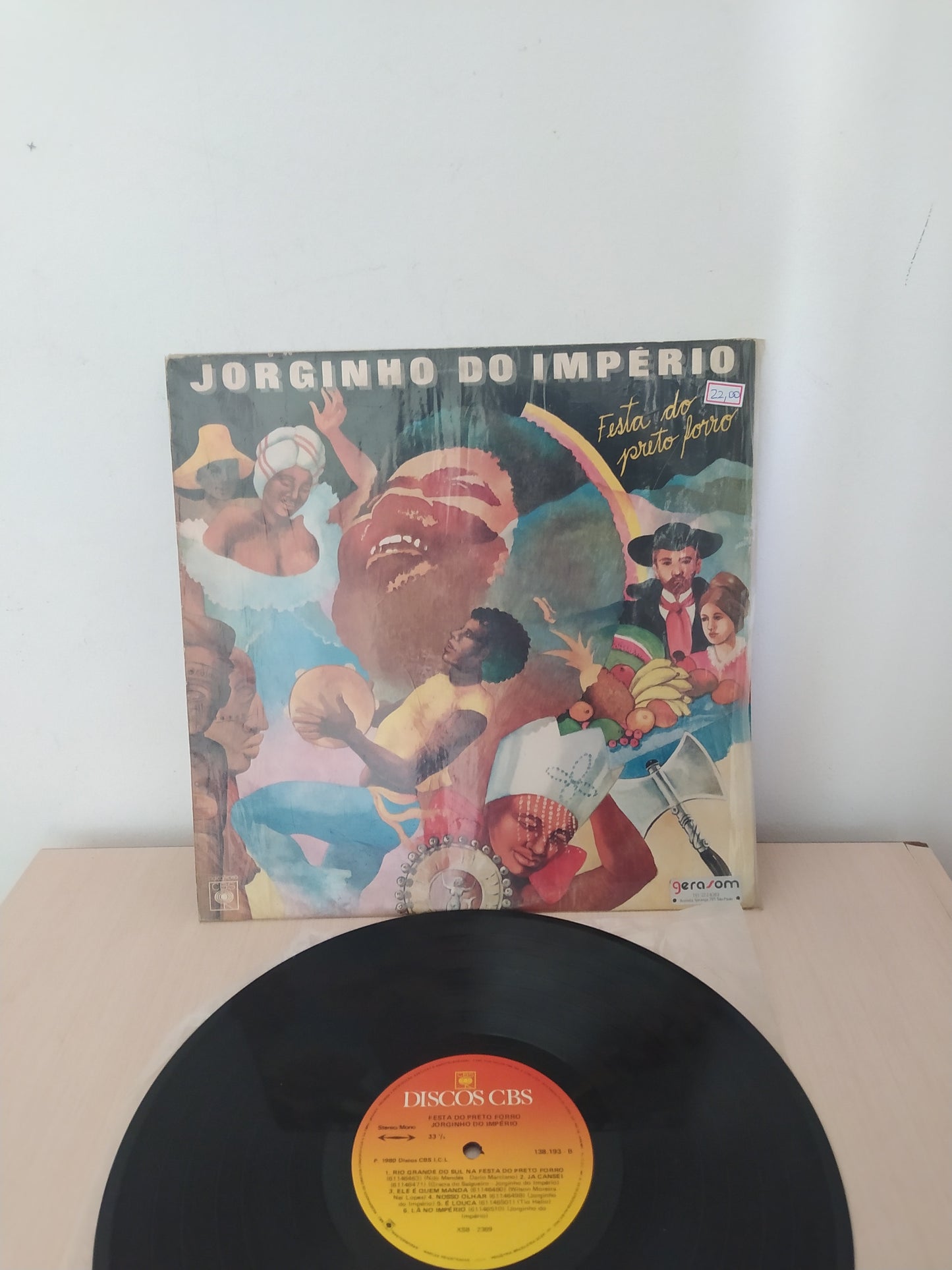Lp Vinil Jorginho Do Imperio Festa Do Preto Forro