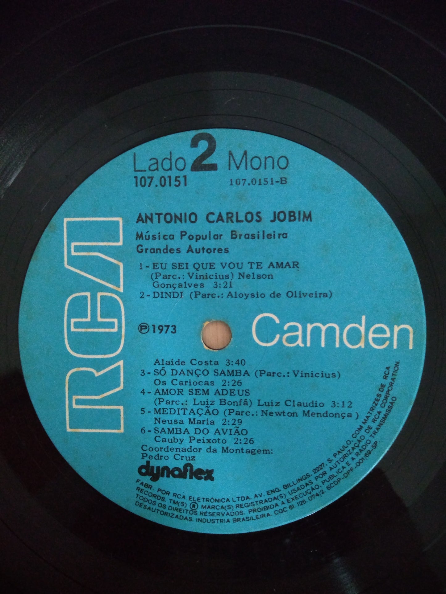 Lp Vinil Antonio Carlos Jobim MPB Grandes Autores