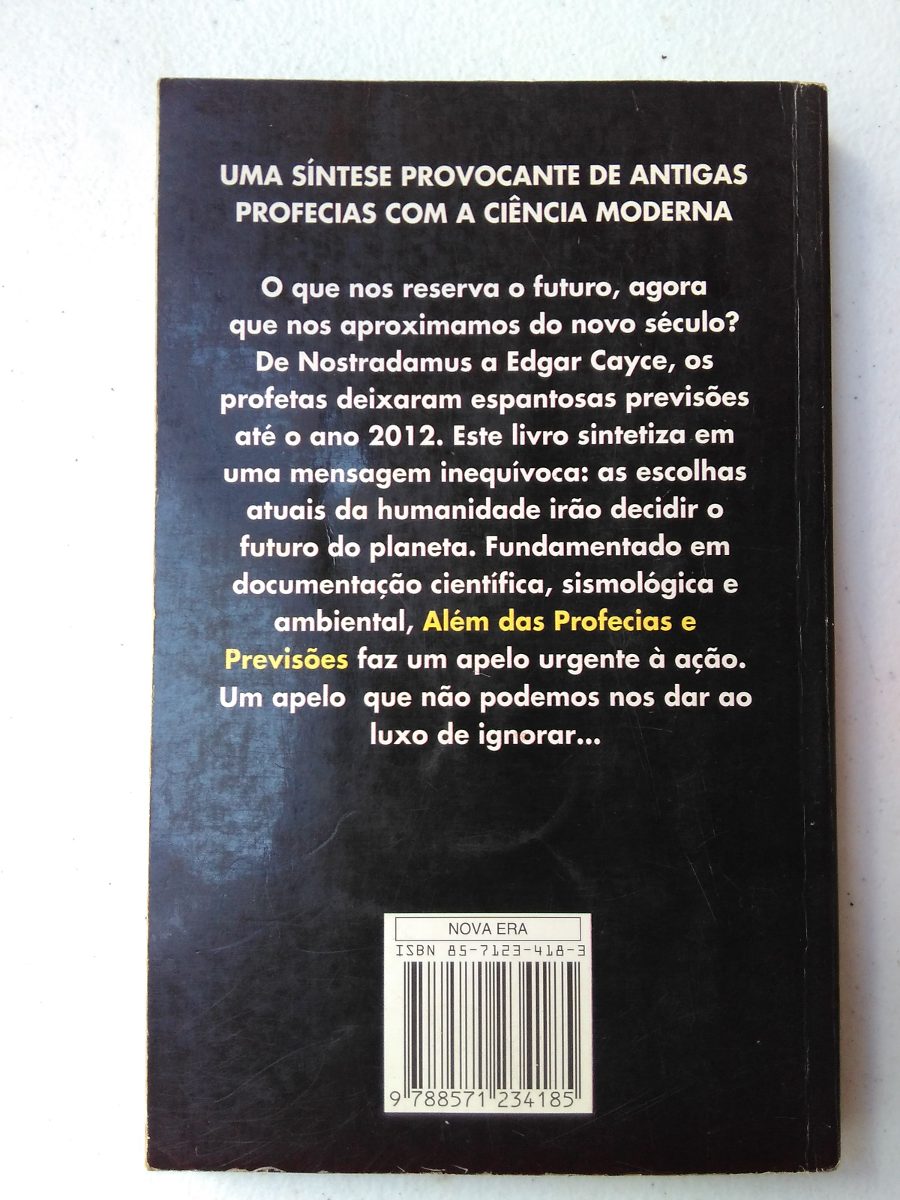 Livro Além Das Profecias E Previsões - Moira Timms