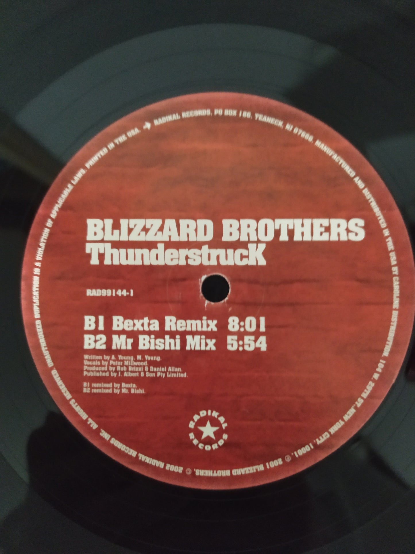 Lp Vinil Blizzard Brothers Thunderstruck
